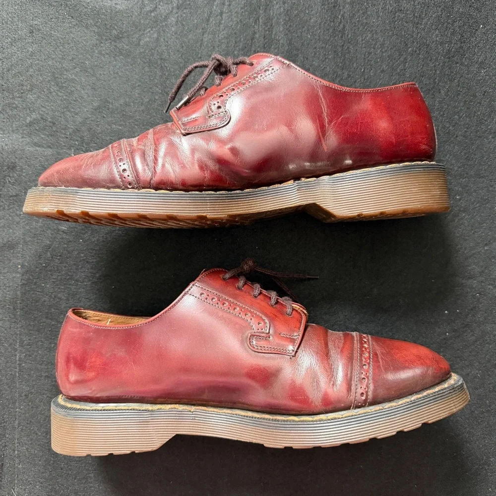 Loake X Dr Martens Men’s Oxford Shoes US Size 10 UK 9 Made In England - Picture 9 of 11